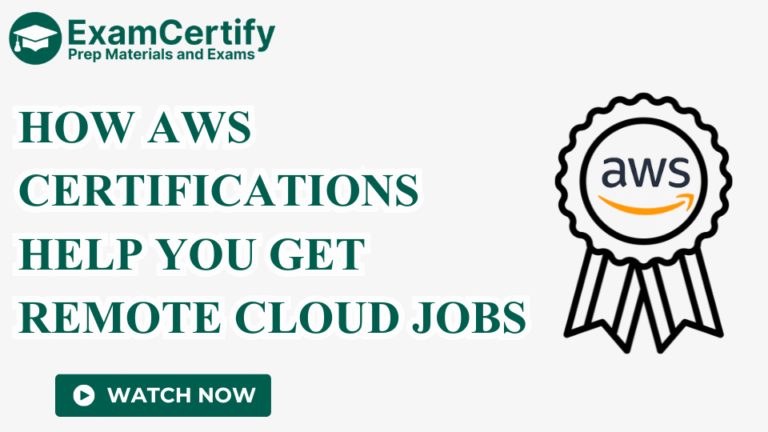AWS certifications helping professionals secure remote cloud computing jobs